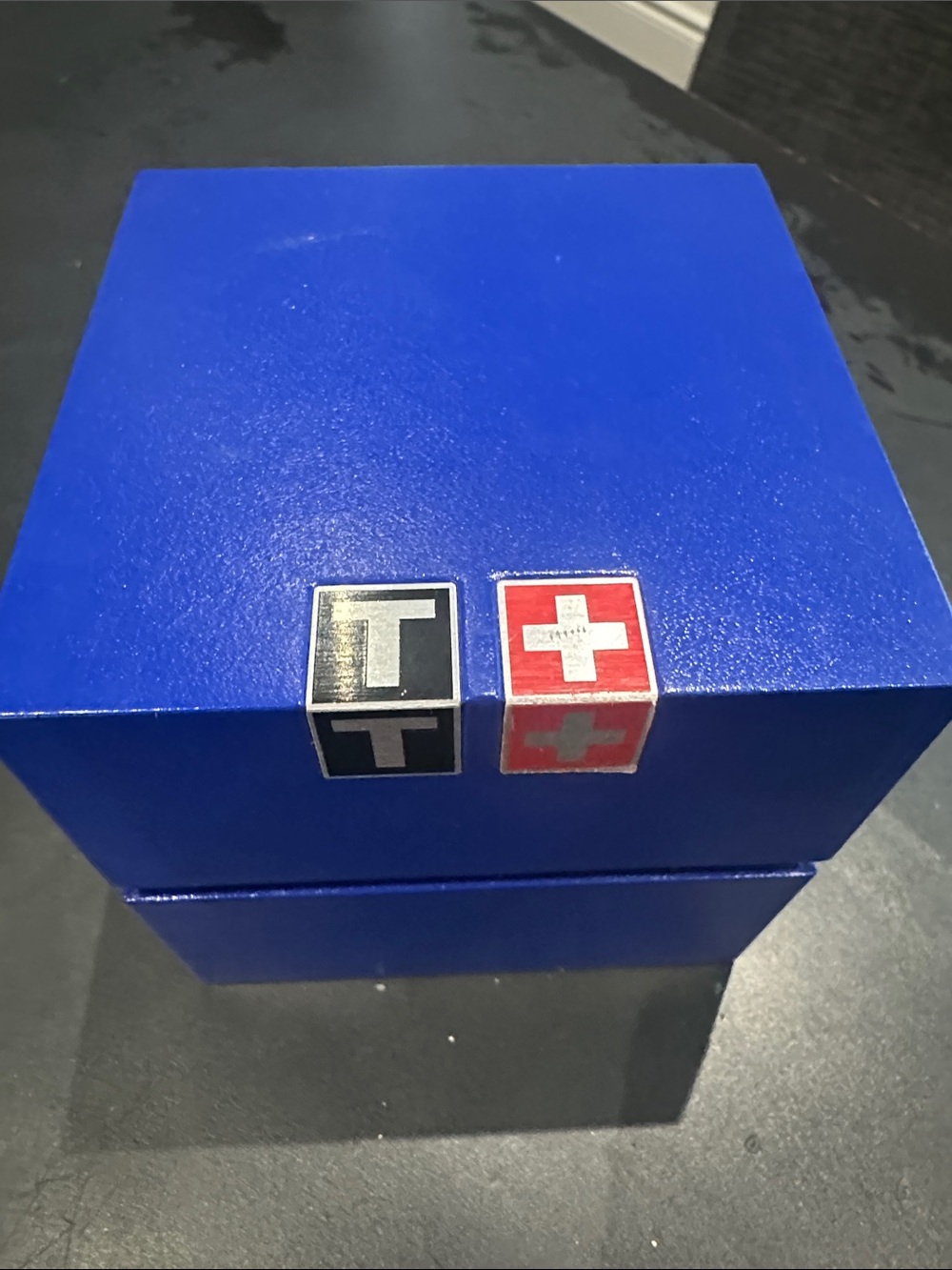 Tissot Silver Watch with Blue Dial and Stainless Bracelet - Picture 10 of 10